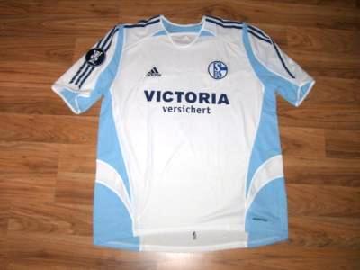 maillot fc schalke 04 exterieur 2005-2007 rétro