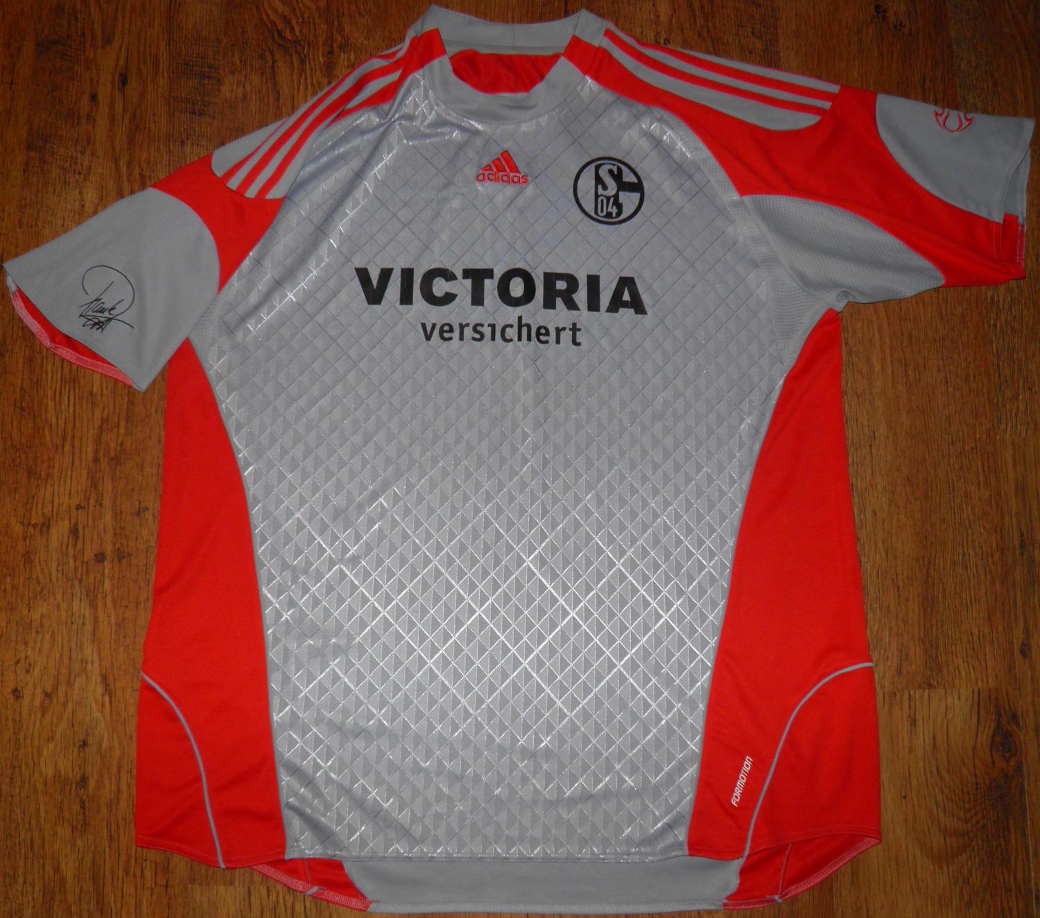 maillot fc schalke 04 gardien 2003-2005 rétro