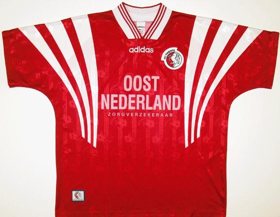 maillot fc twente domicile 1996-1998 rétro