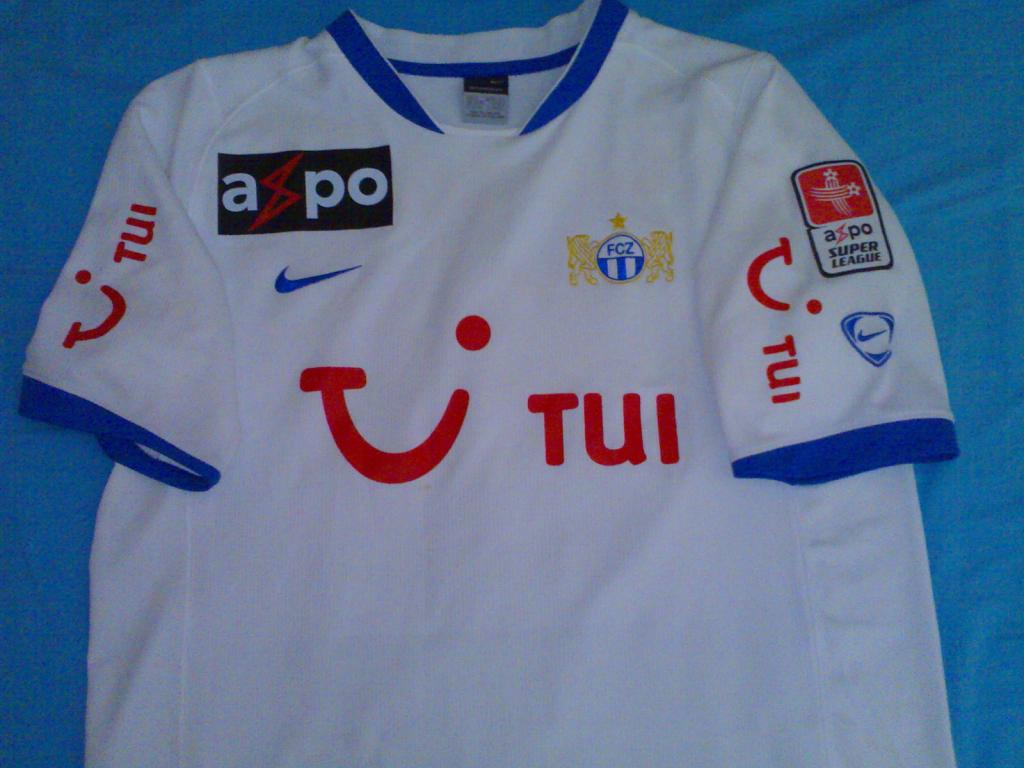 maillot fc zurich domicile 2006-2007 rétro