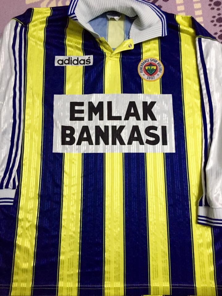 maillot fenerbahçe sk domicile 1997-1998 rétro