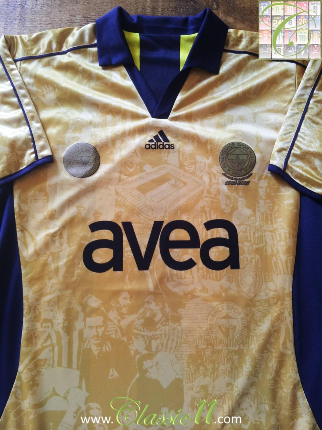 maillot fenerbahçe sk particulier 2006-2007 rétro