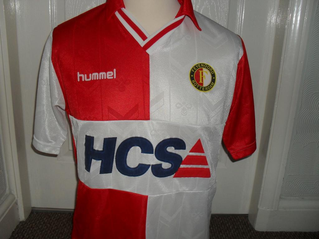 maillot feyenoord domicile 1989-1991 rétro