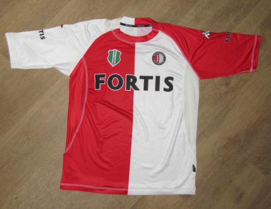 maillot feyenoord domicile 2004-2005 rétro