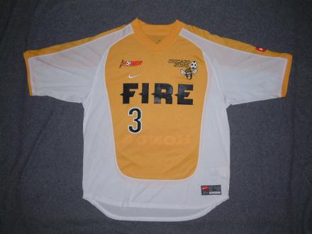 maillot fire de chicago particulier 2001 pas cher