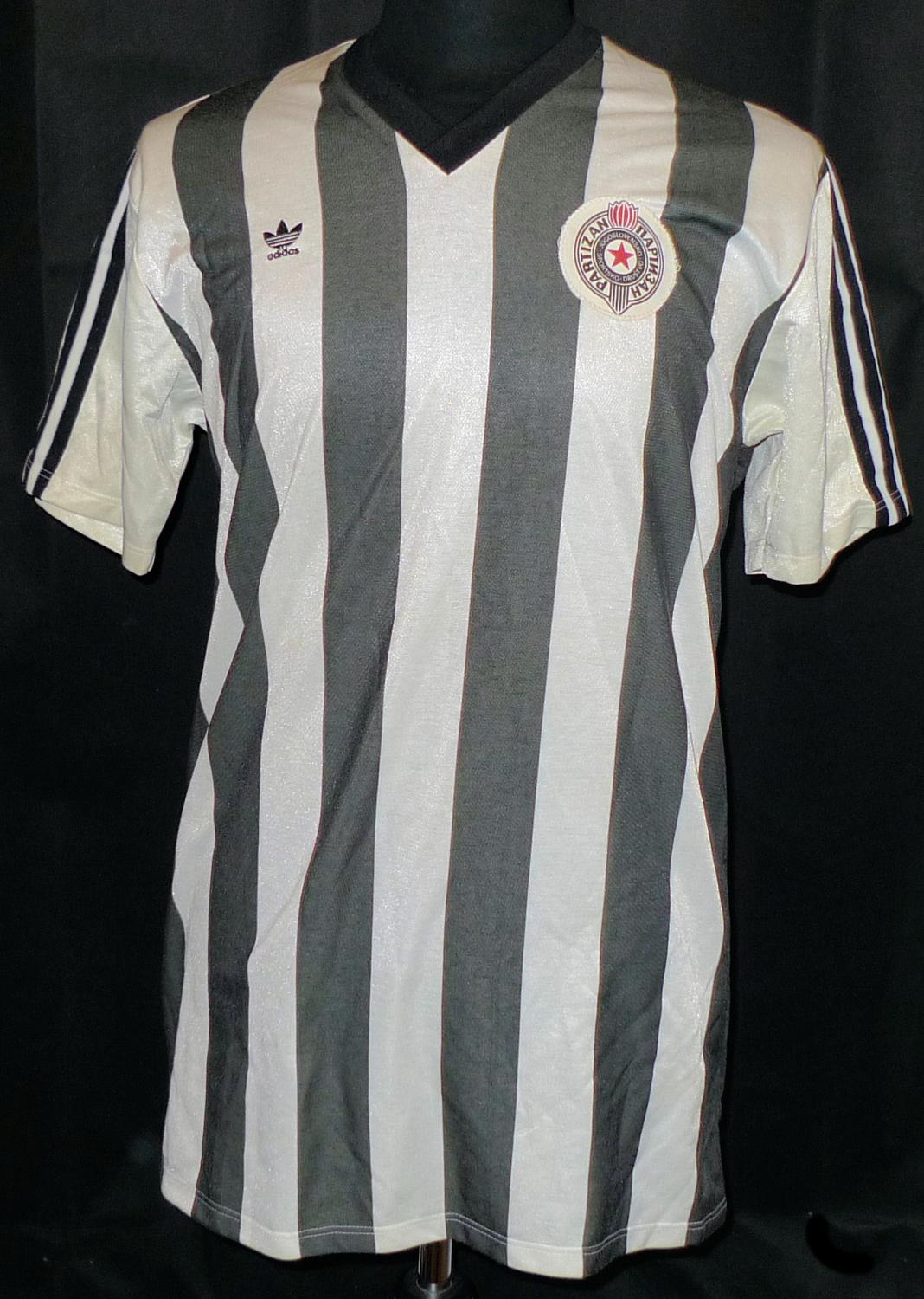 maillot fk partizan domicile 1989-1990 pas cher