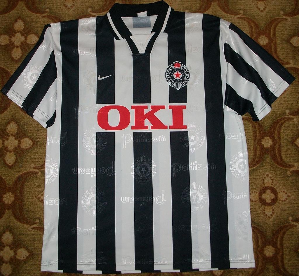 maillot fk partizan domicile 1996-1998 pas cher