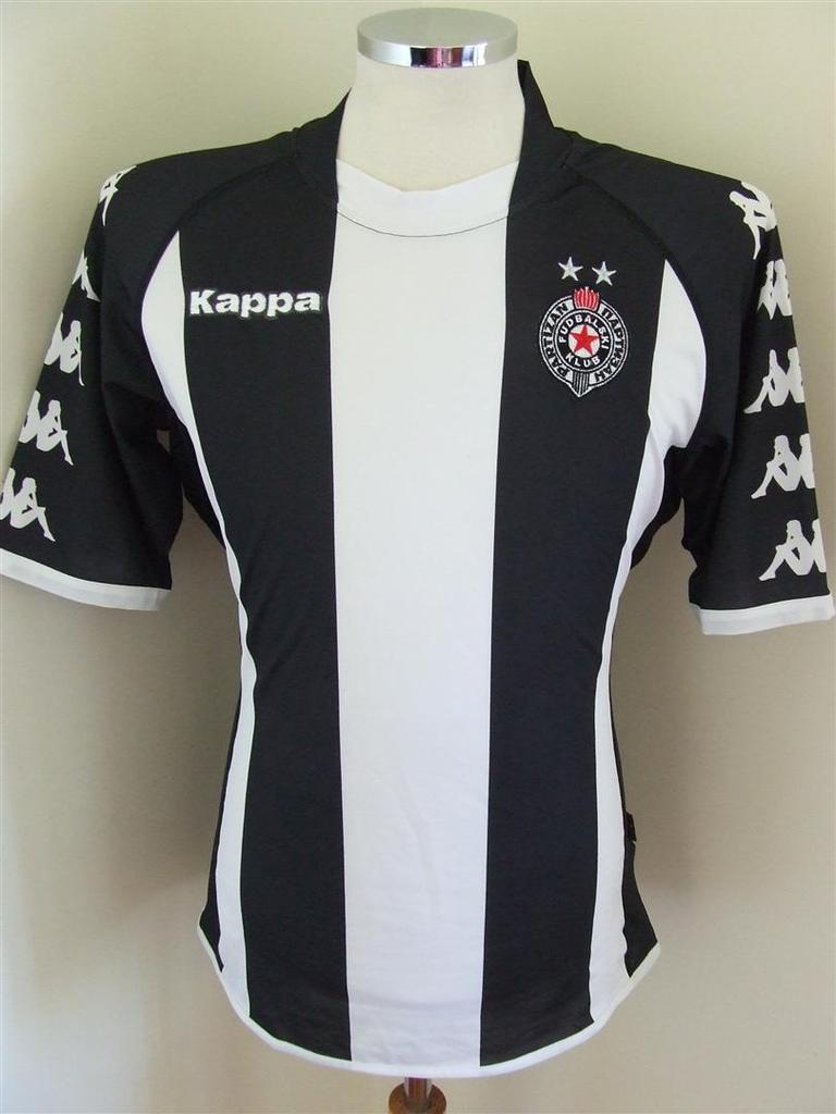 maillot fk partizan domicile 2009-2010 rétro