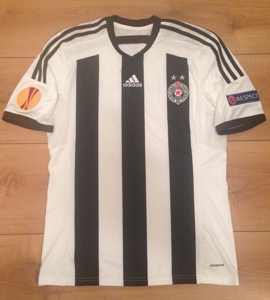 maillot fk partizan réplique 2014-2015 rétro