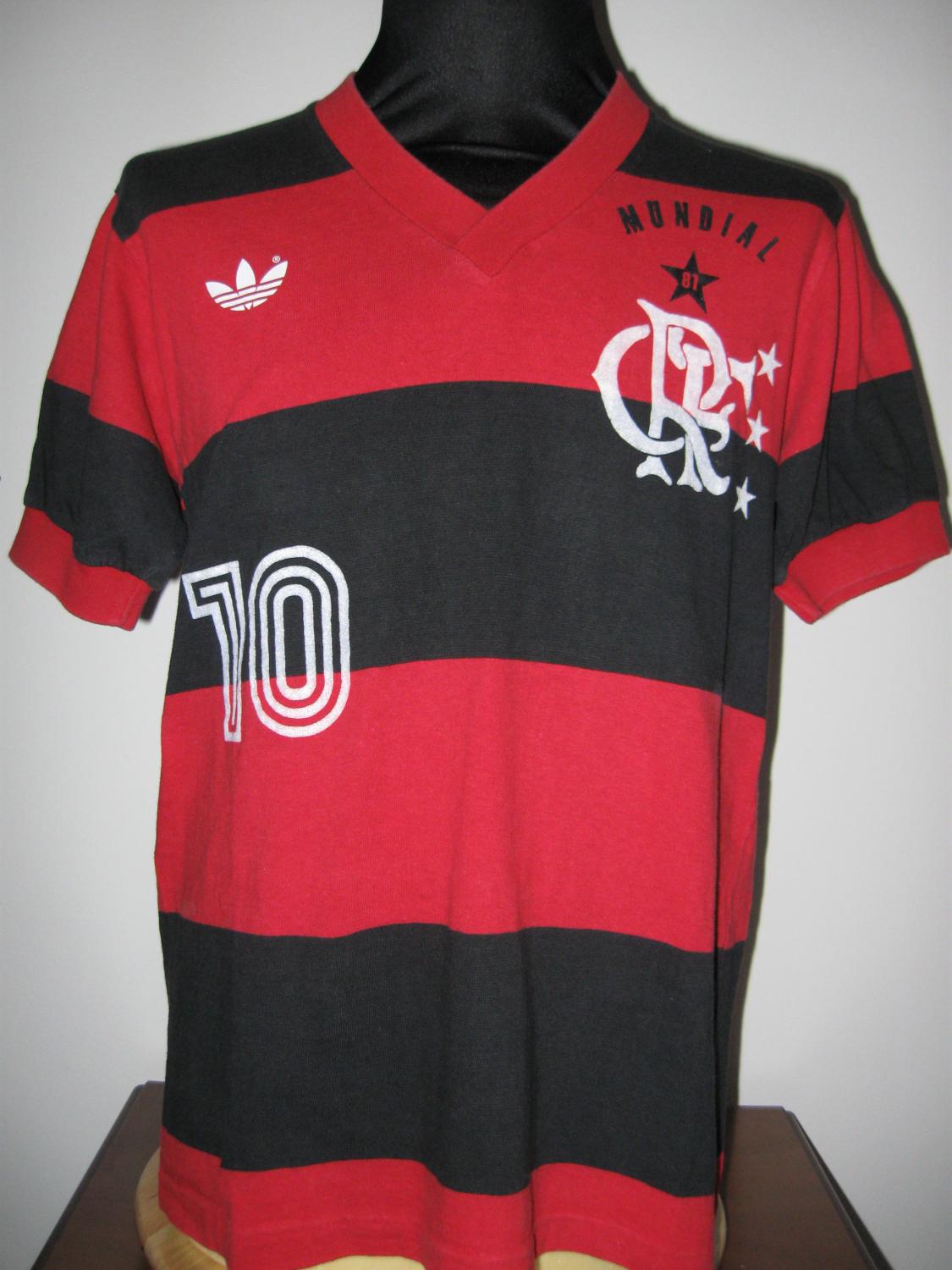 maillot flamengo domicile 1980-1981 rétro