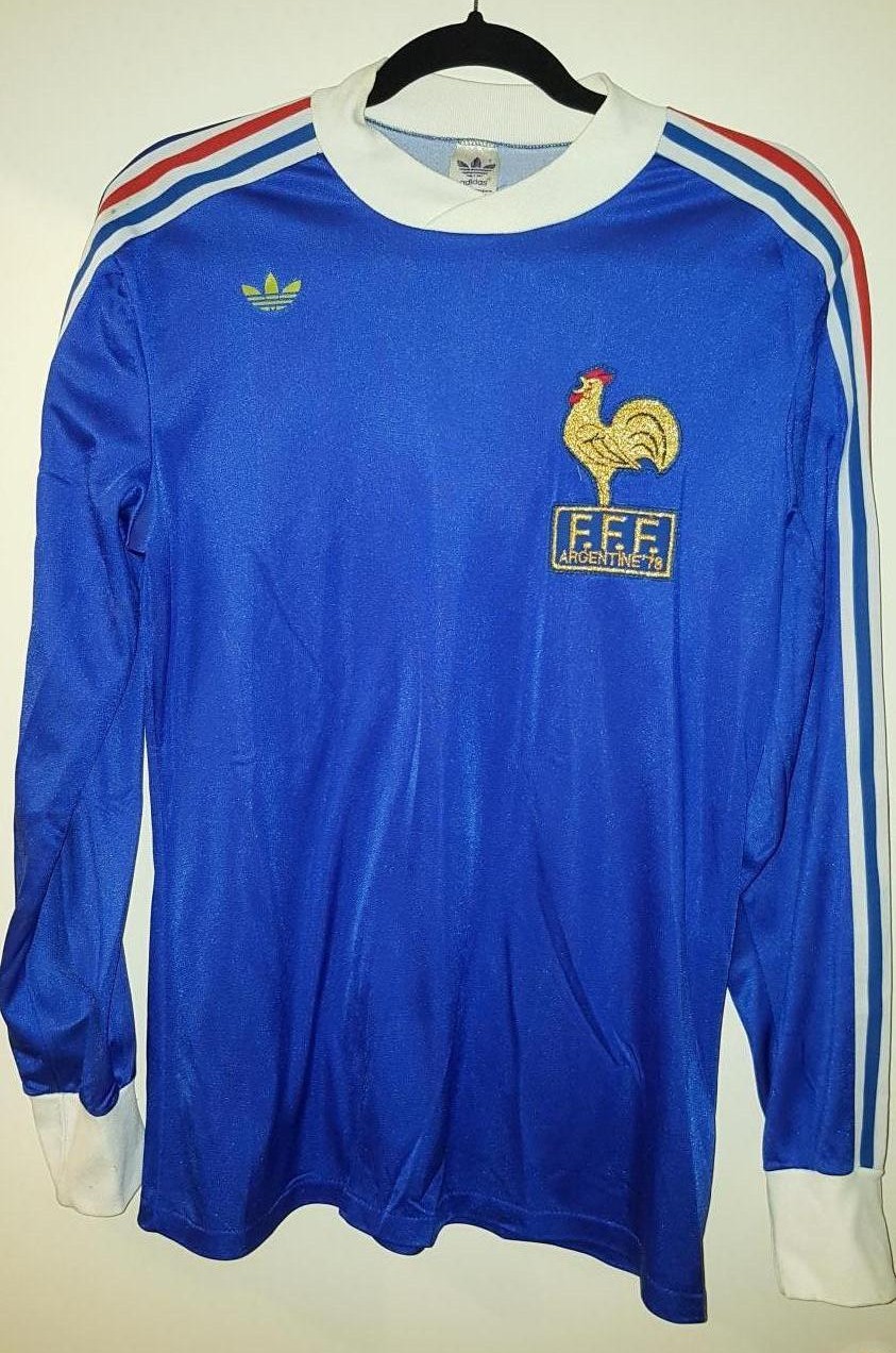 maillot france domicile 1978-1979 rétro