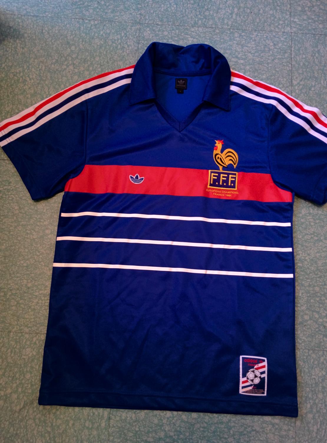 maillot france domicile 1984-1986 rétro