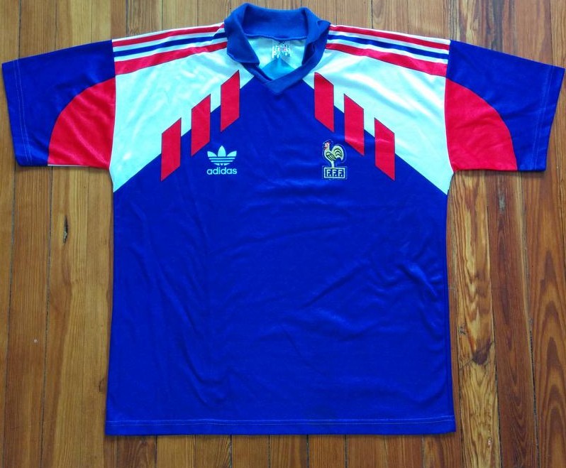 maillot france domicile 1990-1991 pas cher