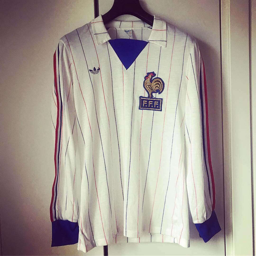 maillot france exterieur 1980-1982 rétro