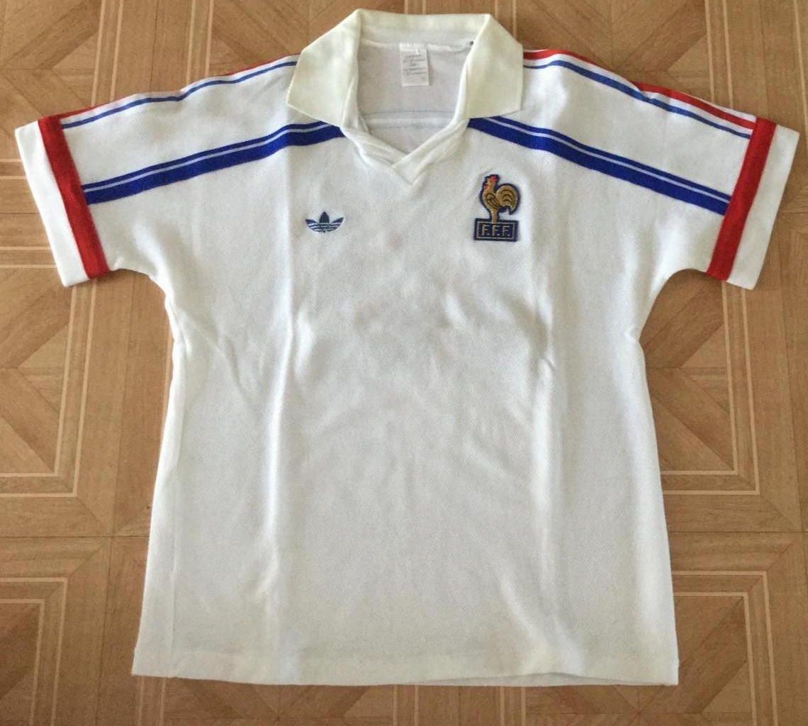 maillot france exterieur 1986-1989 rétro