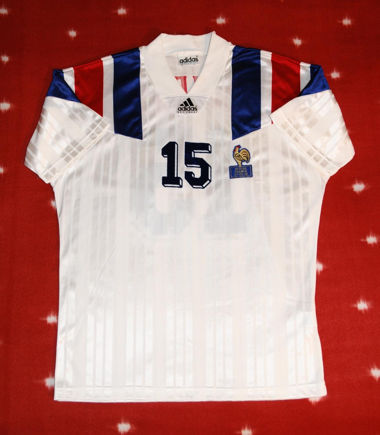 maillot france exterieur 1992-1993 rétro