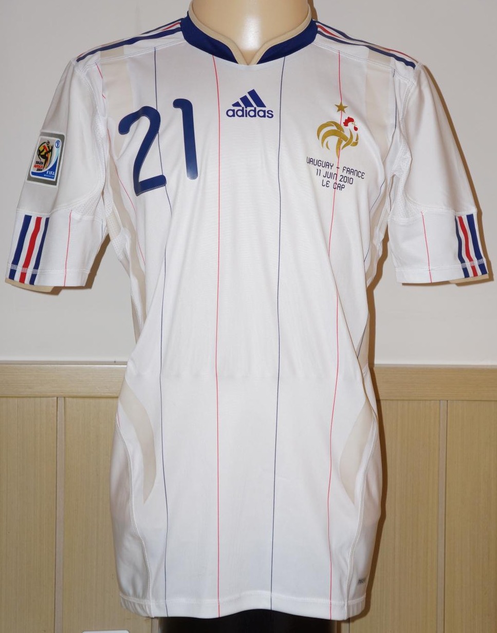 maillot france exterieur 2010-2011 rétro