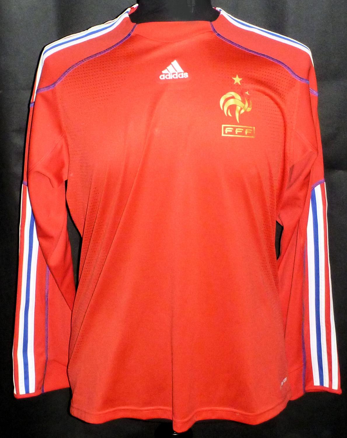 maillot france gardien 2008-2009 rétro