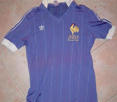 maillot france réplique 1982 pas cher