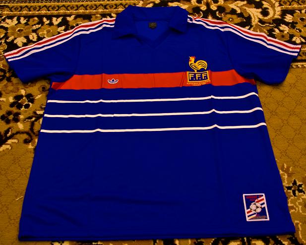 maillot france réplique 1984-1986 pas cher