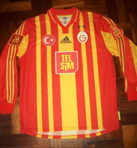 maillot galatasaray domicile 2000-2001 rétro