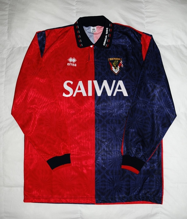 maillot genoa cfc domicile 1992-1993 rétro