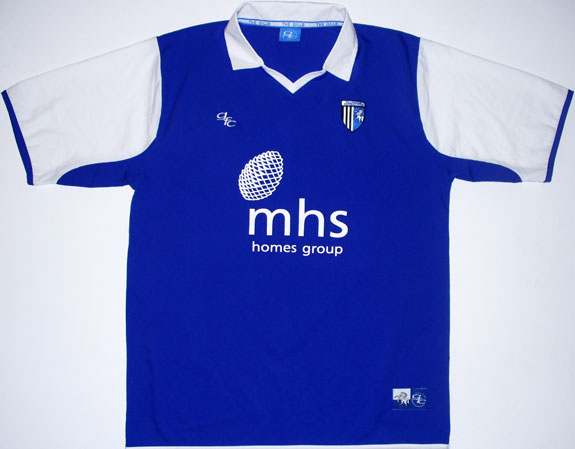 maillot gillingham domicile 2004-2005 rétro