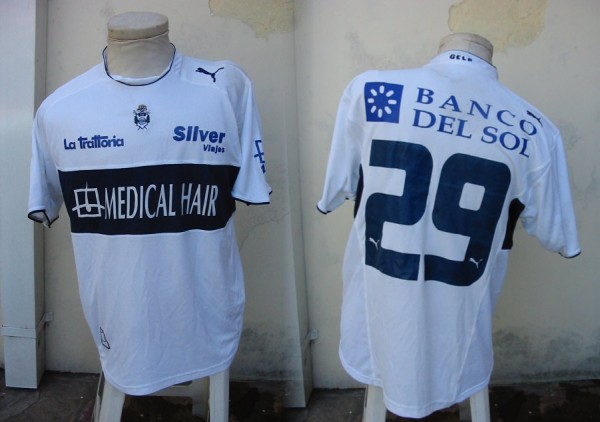 maillot gimnasia la plata domicile 2004 rétro