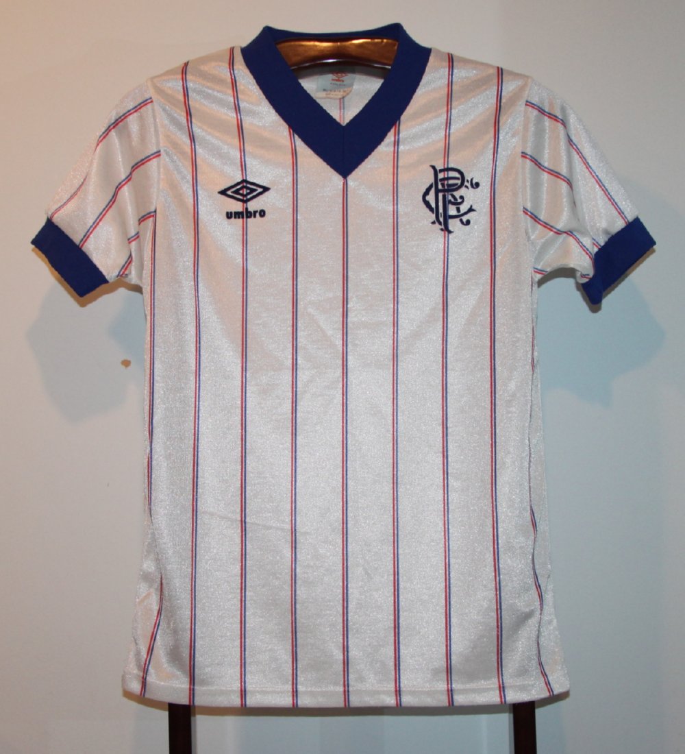 maillot glasgow rangers exterieur 1982-1983 rétro