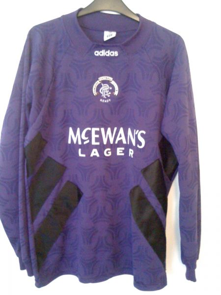 maillot glasgow rangers gardien 1994-1995 rétro