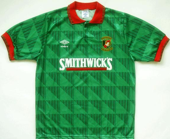 maillot glentoran domicile 1990-1992 pas cher