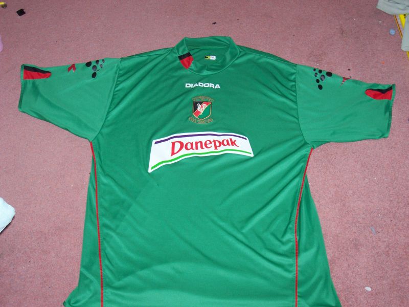 maillot glentoran domicile 2005-2006 rétro