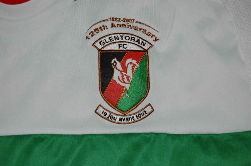 maillot glentoran domicile 2007-2008 rétro