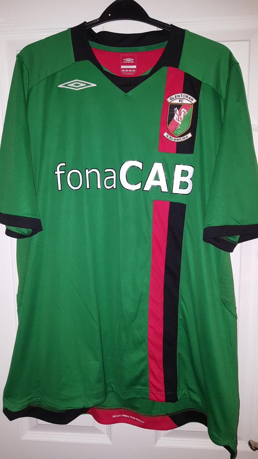 maillot glentoran domicile 2008-2009 pas cher