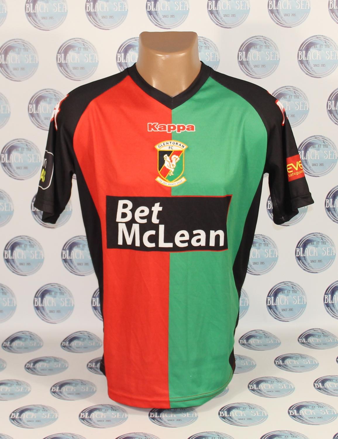 maillot glentoran domicile 2015-2016 rétro