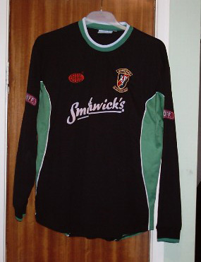 maillot glentoran exterieur 2002-2003 pas cher