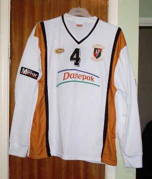 maillot glentoran exterieur 2002-2003 rétro