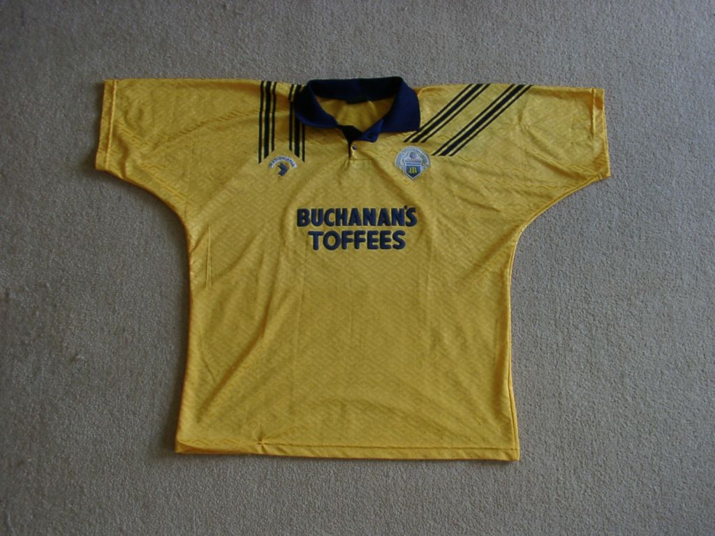 maillot greenock morton exterieur 1991-1992 rétro