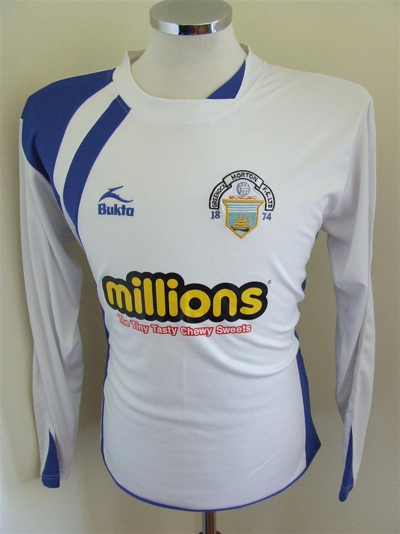 maillot greenock morton exterieur 2008-2009 rétro