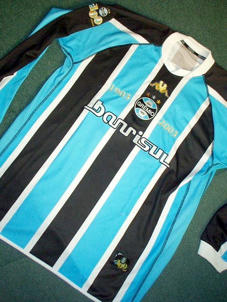 maillot grêmio domicile 2003 rétro