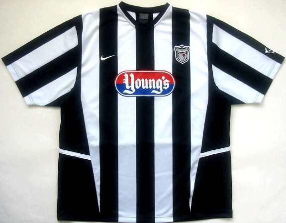 maillot grimsby town fc domicile 2004-2006 rétro