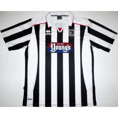 maillot grimsby town fc domicile 2009-2010 rétro