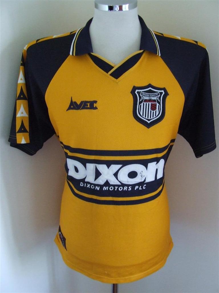 maillot grimsby town fc exterieur 2000-2001 rétro