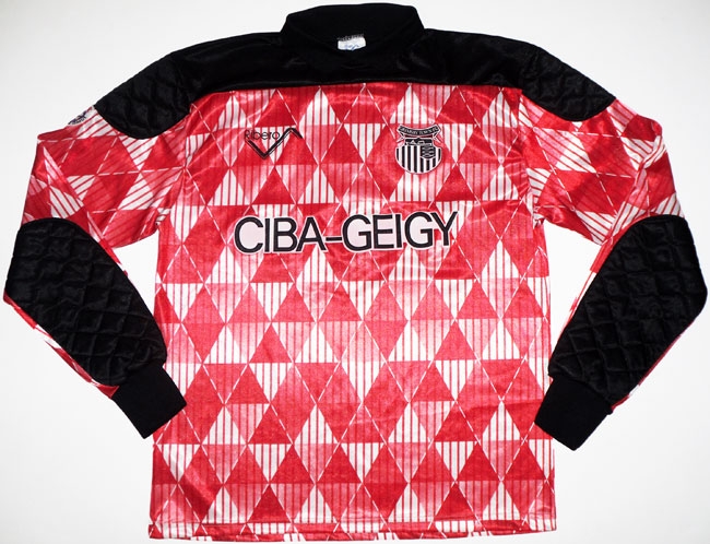 maillot grimsby town fc gardien 1991-1992 rétro