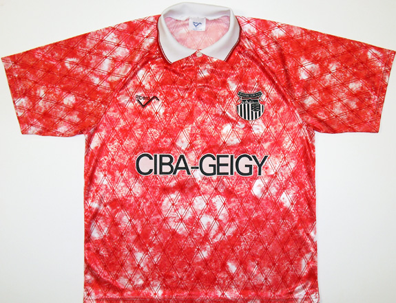 maillot grimsby town fc third 1992-1993 rétro