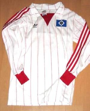 maillot hambourg sv domicile 1981-1983 rétro