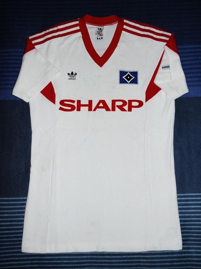 maillot hambourg sv domicile 1987-1988 rétro