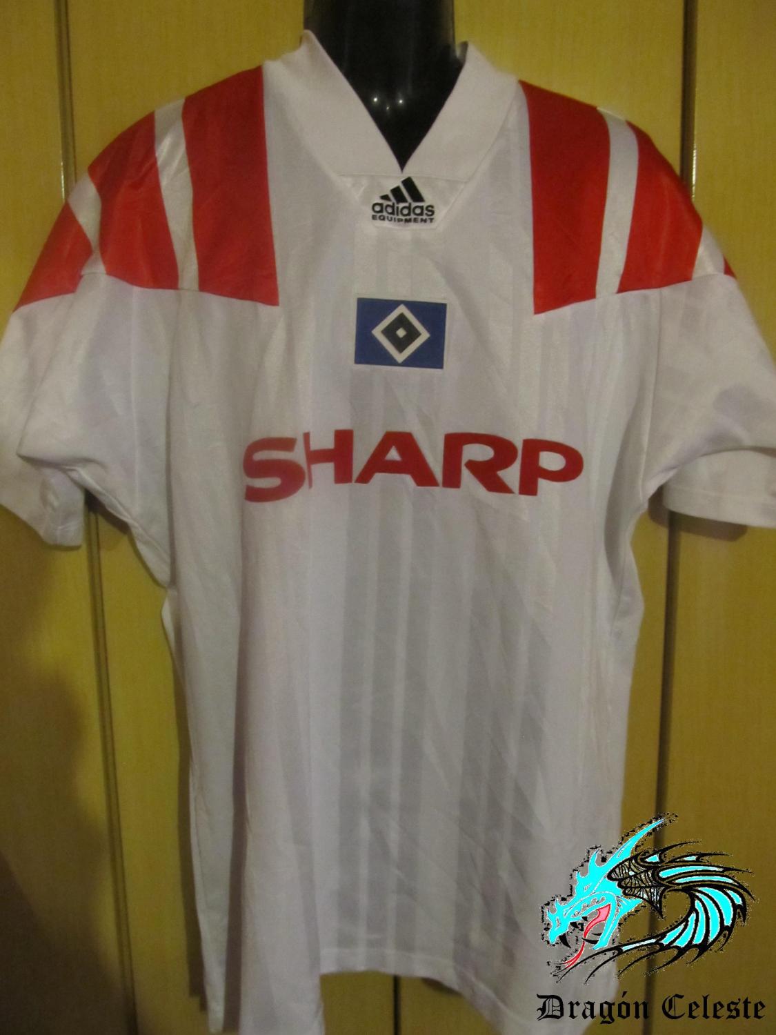 maillot hambourg sv domicile 1992-1994 rétro