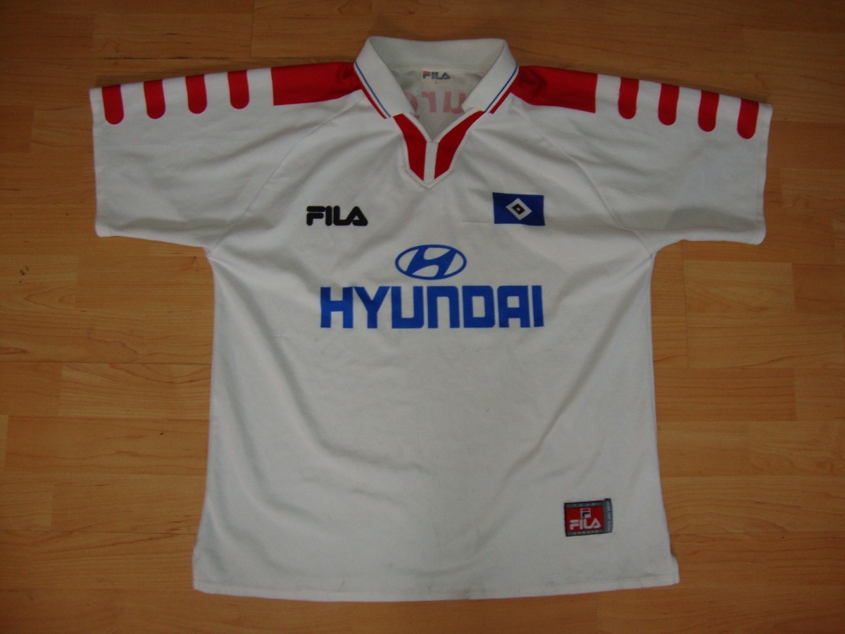 maillot hambourg sv domicile 1999-2000 rétro