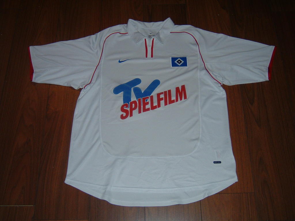 maillot hambourg sv domicile 2001-2002 rétro